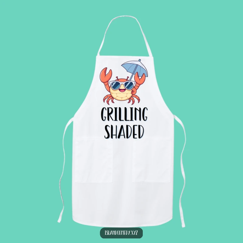 Funny Crab Beach Apron - Cook Up Fun in the Sun