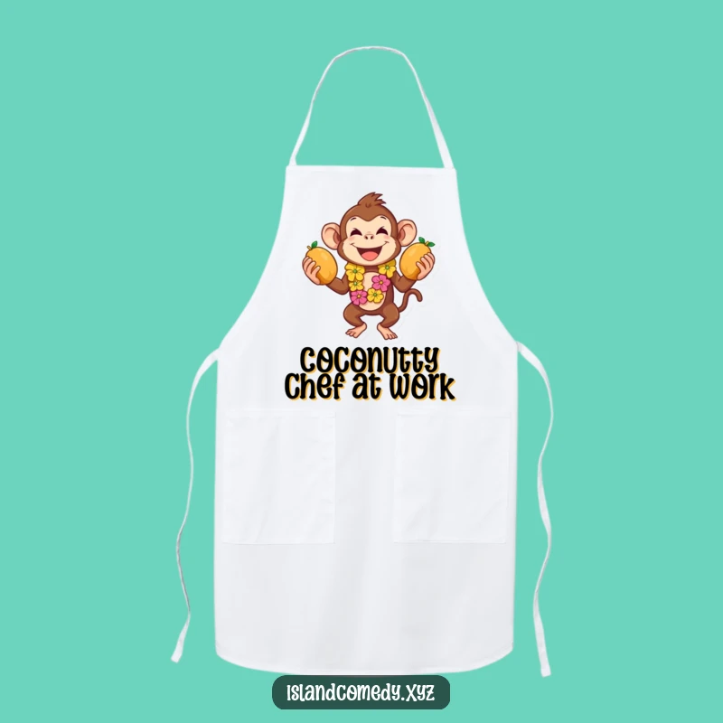 Funny Monkey Juggling Apron: Serve Up Fun in the Kitchen