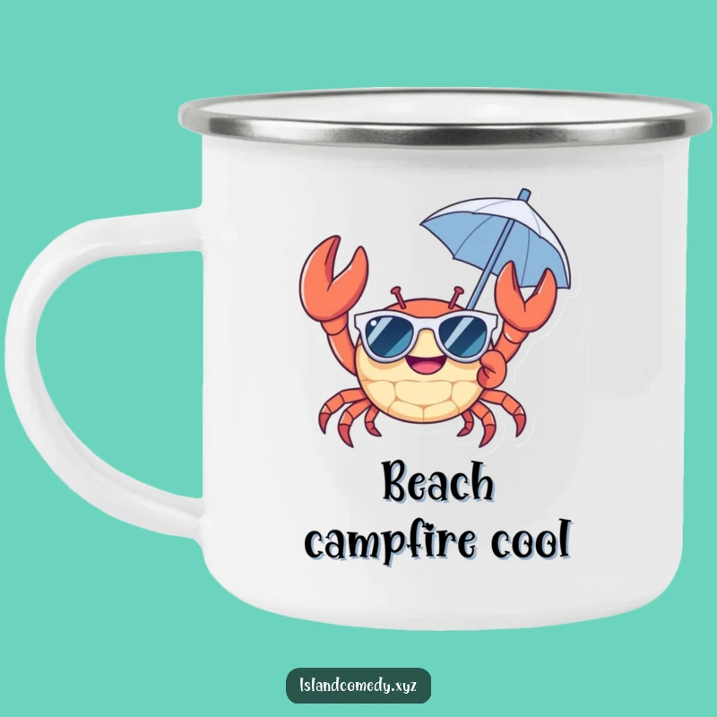 Funny Crab Beach Camping Mug - Sip the Sunshine Anywhere