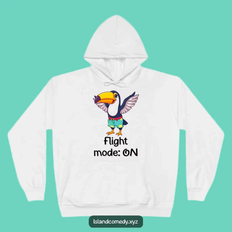 Funny Toucan Beach Hoodie: Cozy Tropical Vibes for Bird Lovers