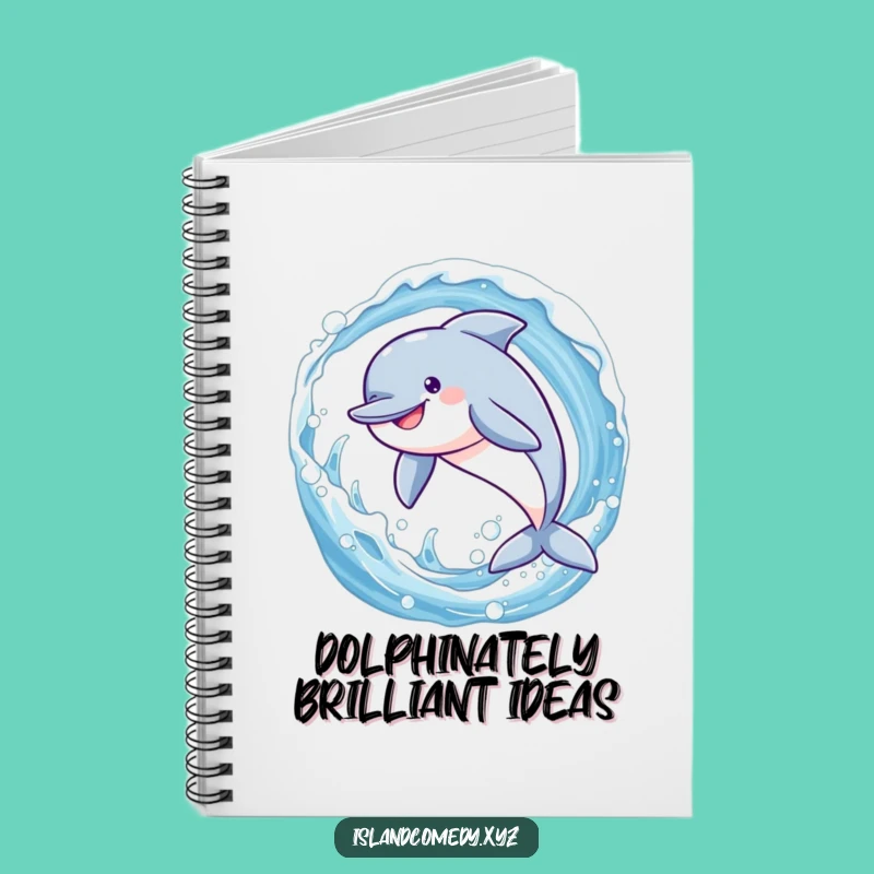 Funny Dolphin Wave Notebook: Hilarious Journal & Gift for Ideas
