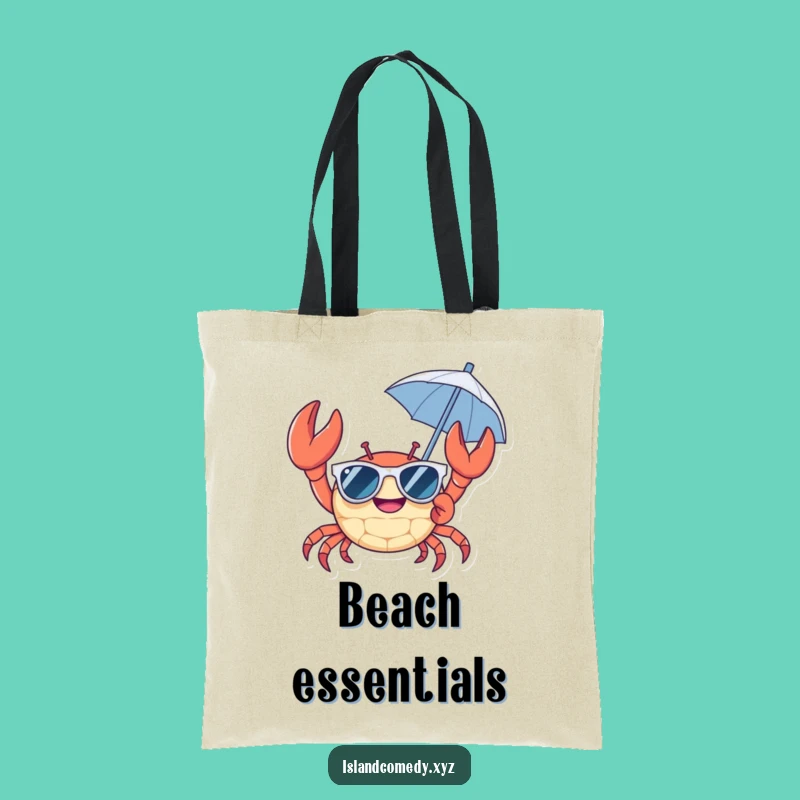 Funny Crab Beach Tote Bag - Carry Your Sunshine in Style